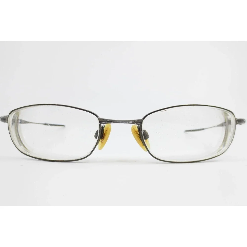 Oakley Spoke 2.0 Pewter Metal Oval Eyeglass Frames 50-19 36149